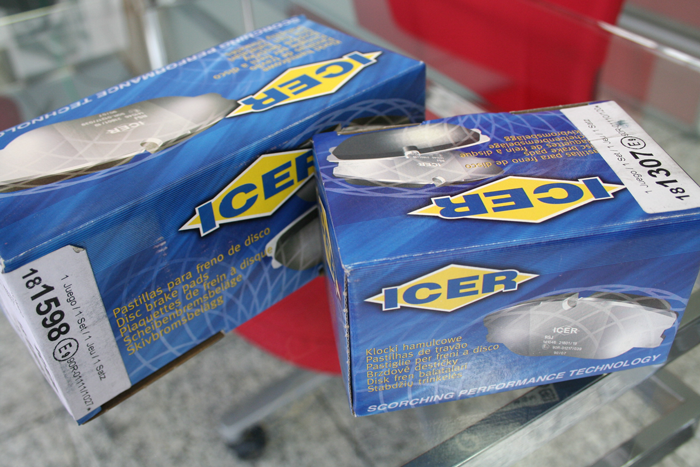 ICERのブレーキパッド