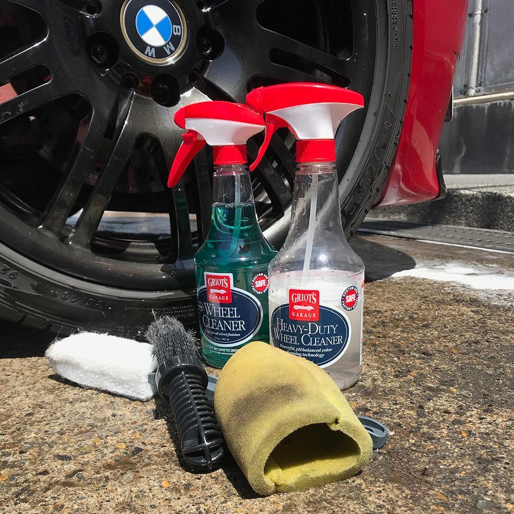 WHEEL CLEANING LIQUID & TOOL